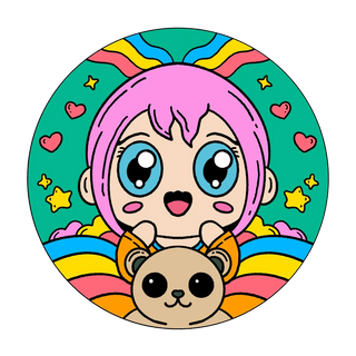 Kawaii stickers and decals featuring cute designs