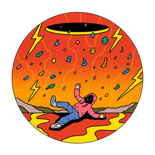 A variety of colorful stickers from Hectic Decals collection