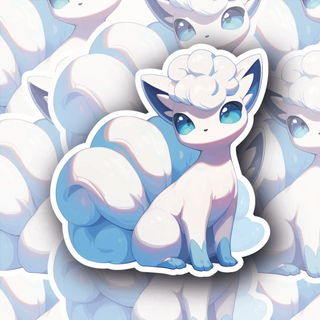 Alolan Vulpix 4 vinyl decal