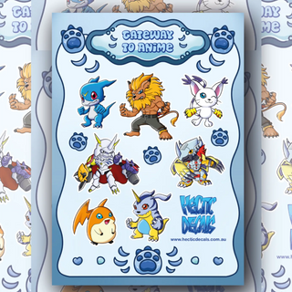 Gateway (Digimon) Edition #1 Sticker/Decal Sheet