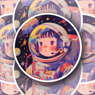 The View From Space Astronaut decal
