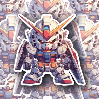 Mini Gundam Warrior 1 sticker