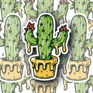 Psycadelic Ice Melting Skull decal