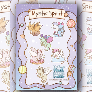 Mystic Spirit Edition #5 sticker and decal sheet