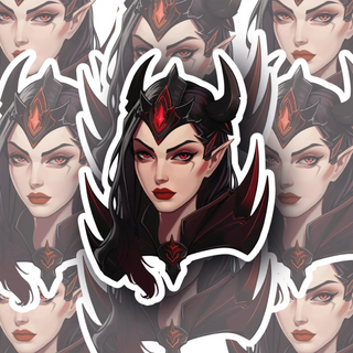 Midnight Hexa the Wicked Witch Decal