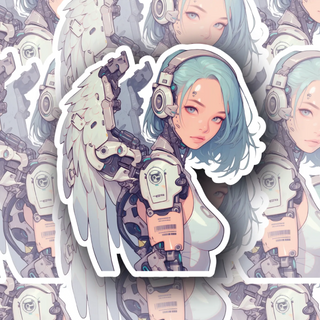 Seraphine.EXE Winged Goddess decal featuring a cybernetic angel design