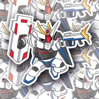 Mini Gundam Warrior 4 Vinyl Decal