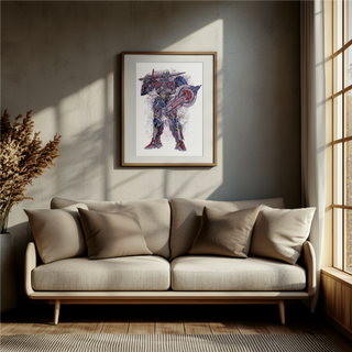 Optimus Prime Art Print premium decal sticker