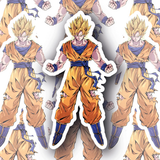 Super Saiyan Full Body Goku Premium Vinyl Decal
