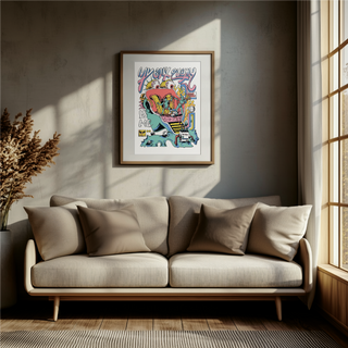 My Only Enemy Art Print premium decal sticker