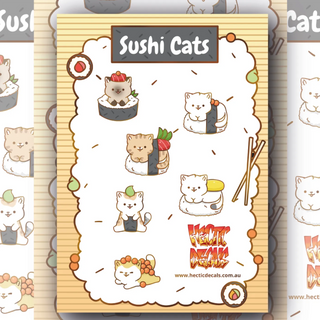 Sushi Cats Edition #5 Decal Sheet