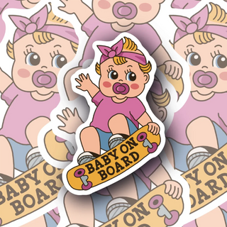 Surfer Baby Edition vinyl decal