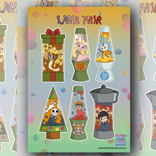 Lave Fair Edition #3 sticker decal sheet