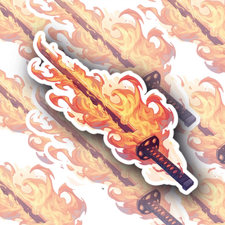 Flaming Sword Edition #1 decal