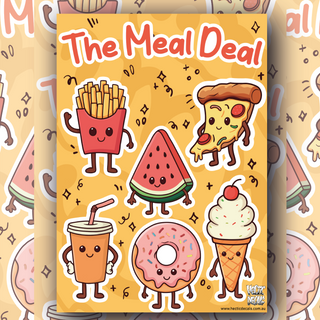 The Meal Deal Sticker/Decal Sheet