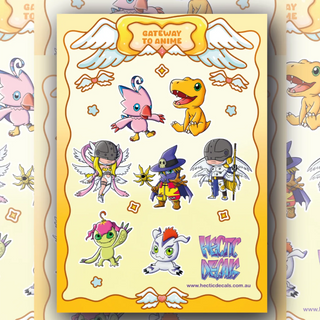 Gateway (Digimon) Edition #2 Sticker/Decal Sheet
