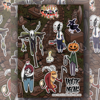 Kooky n' Spooky Edition #1 Sticker/Decal Sheet