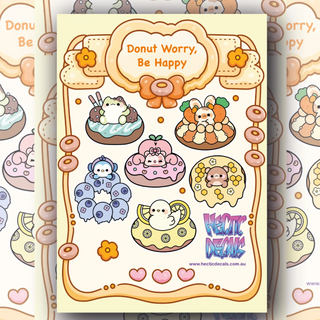 Donut Worry be Happy Edition #2 Decal Sheet