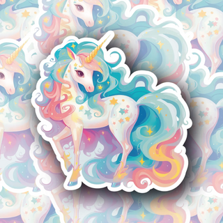 Dreamwhirl Unicorn premium vinyl decal