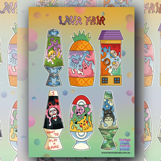Lava Fair Edition #1 Sticker/Decal Sheet