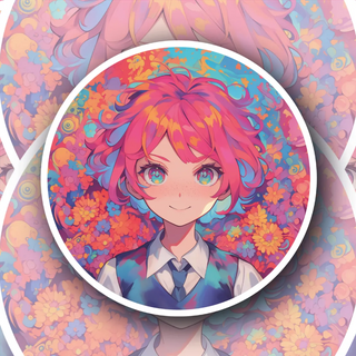 Bloomcore Baddie premium vinyl decal