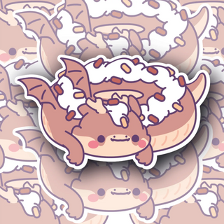 Chocolate Sprinkles Donut Dragon decal