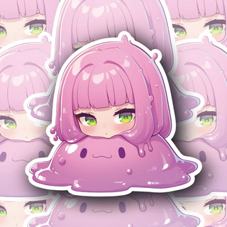 Pink Slime Chibi Girl 1 decal