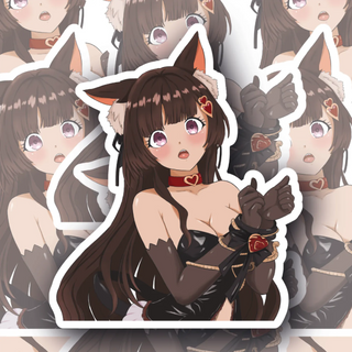 Yunari, the Midnight Meow decal