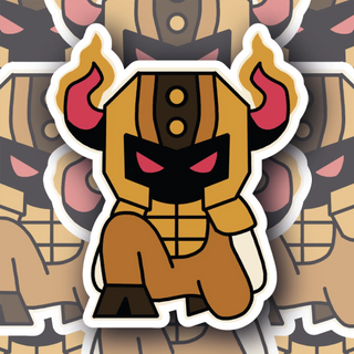 Taurus Horned Beast Star Sign Decal