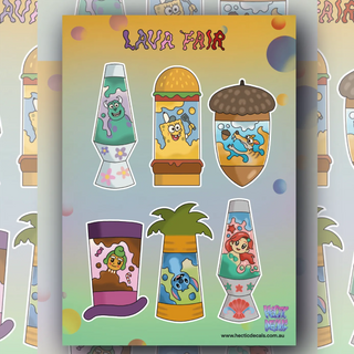 Lava Fair Edition #5 sticker decal sheet