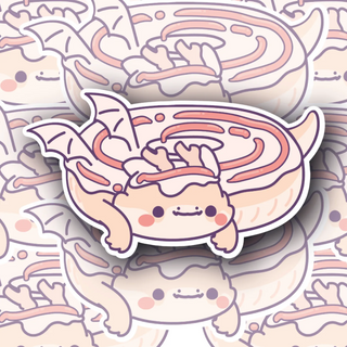 Strawberry Swirl Donut Dragon decal