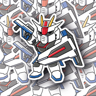 Mini Gundam Warrior 2 sticker