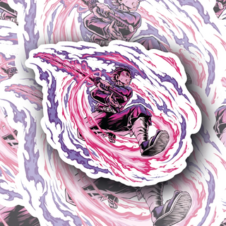 Tanjiro Neon Flame Attack Edition #9 decal