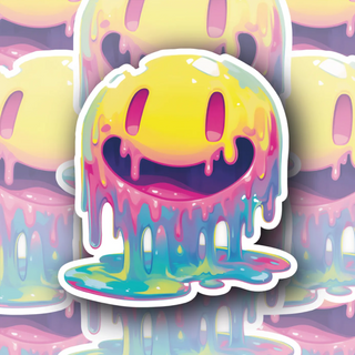 Slimey Smiley Face Edition #10 Decal - Fun Design