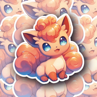 Alolan Vulpix 1 vinyl decal