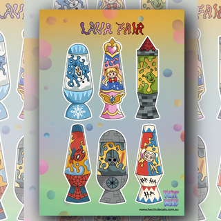 Lava Fair Edition #11 Sticker/Decal Sheet