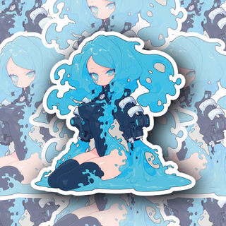 Miori Tide the Water Cyborg premium decal