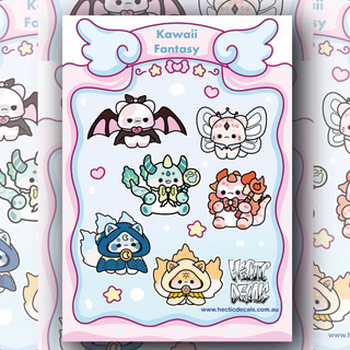 Kawaii Fantasy Edition #2 Sticker/Decal Sheet