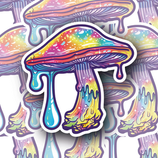 Psycadelic Melting Mushroom 2 decal