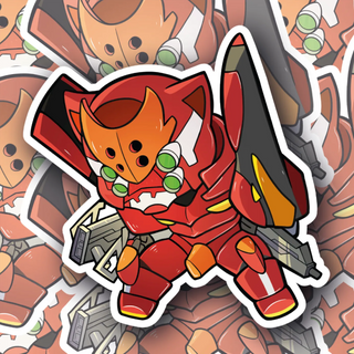 Gizmo: The Cyborg Cat decal sticker