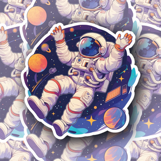 Floating Astronaut decal