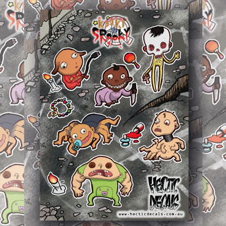 Kooky n' Spooky Edition #6 creepy decal