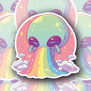 Funny Vomitron the Fabulous Decal