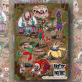 Kooky n' Spooky Edition #7 creepy decal