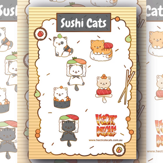 Sushi Cats Edition #4 Decal Sheet