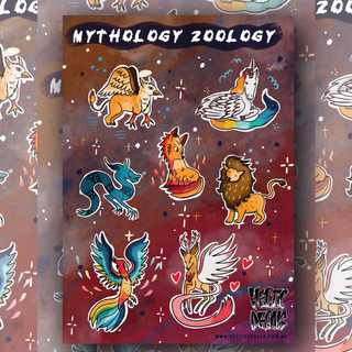 Mythology Zoology Edition #3 Sticker/Decal Sheet