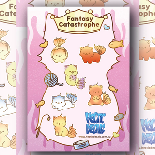 Fantasy Catastrophe Edition #2 sticker decal sheet