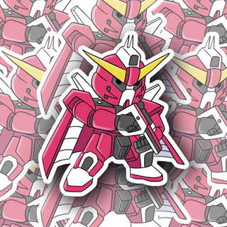 Mini Gundam Warrior 12 Vinyl Decal