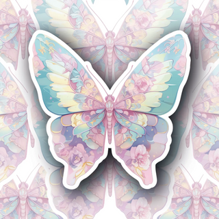 Cottonflutter Butterfly decal sticker