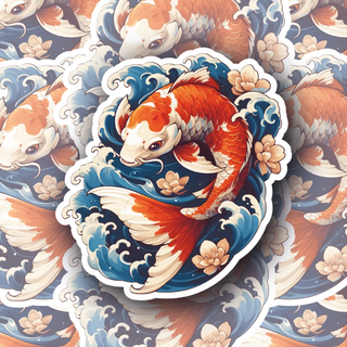 Koi Aqua Spirit 1 premium vinyl decal